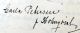 Carla Petersen f. Holqvists underskrift 1927