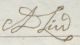Anna Dorthea Lind, f. Frosts underskrift fra hendes afdøde mands skiftebehandling